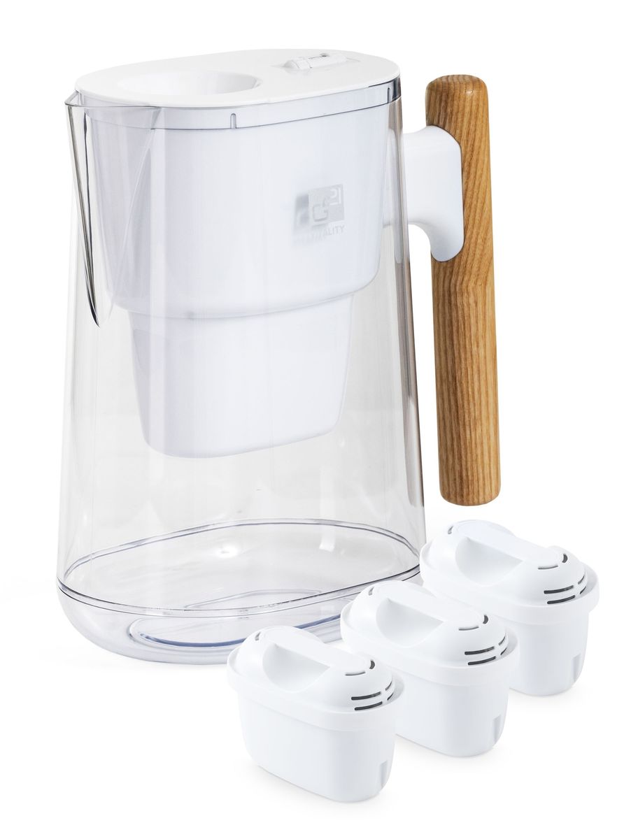 Ąsotis su vandens filtru G21, 60022500, 2,5 L, Baltas