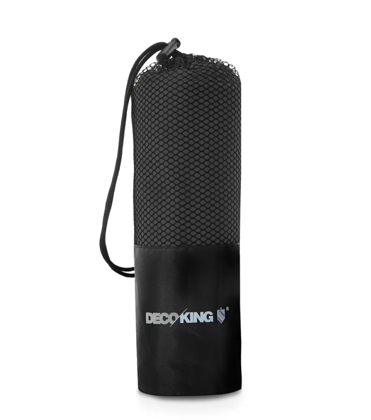 Kelioninis mikropluošto rankšluostis EKEA dark grey 60x120, 5902633926267