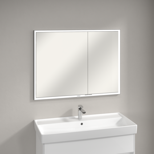 Įmontuojama veidrodinė spintelė Villeroy & Boch My View Now 100 cm, A4561000