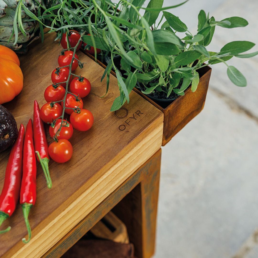 Malkinė OFYR Butcher Block Storage 90 kaučiukas