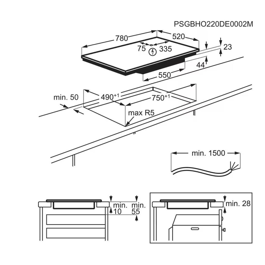 Kaitlentė ELECTROLUX EIS87583