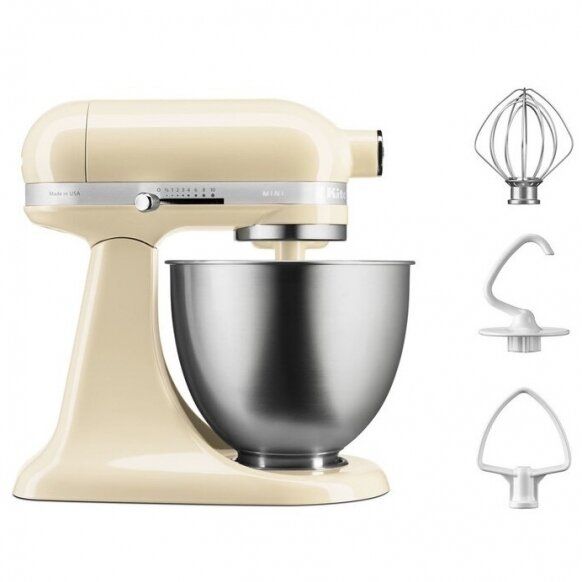 Virtuvinis kombainas KitchenAid Artisan 3,3 L kreminė, 5KSM3311XEAC