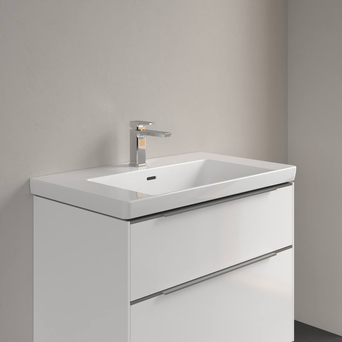 Praustuvas Villeroy & Boch SUBWAY 3.0, 800x470 mm, baltas CeramicPlus, 4A7080R1