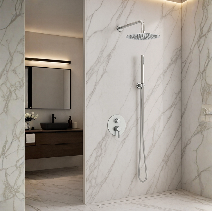 Potinkinė dušo sistema Balneo CASCADE - 2, chromas, H0301010606