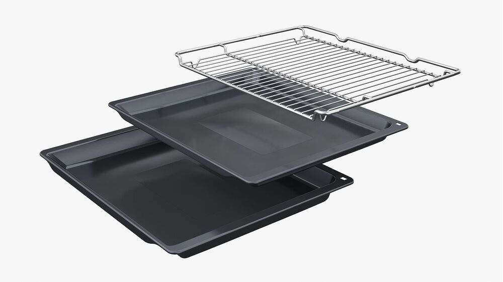 Įmontuojama orkaitė Bosch HBG7784B1, su pirolize