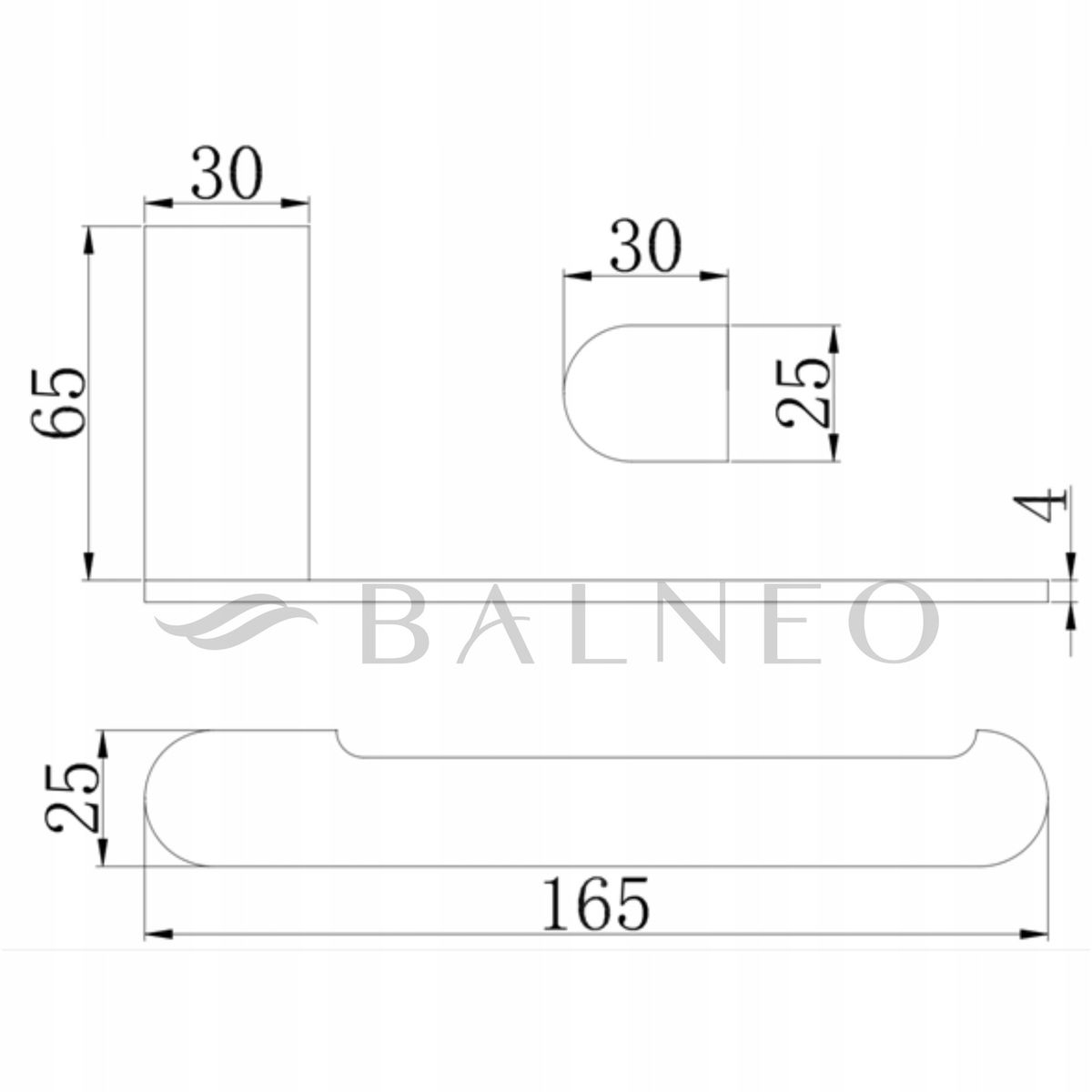 Tualetinio popieriaus laikiklis Balneo QARX blizgaus aukso sp., M0201080402