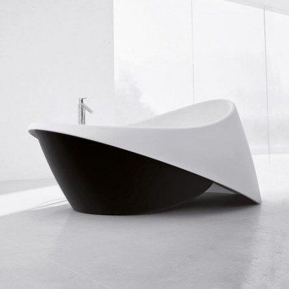 Lieto akmens vonia Bathesa Olivia 196x96 cm