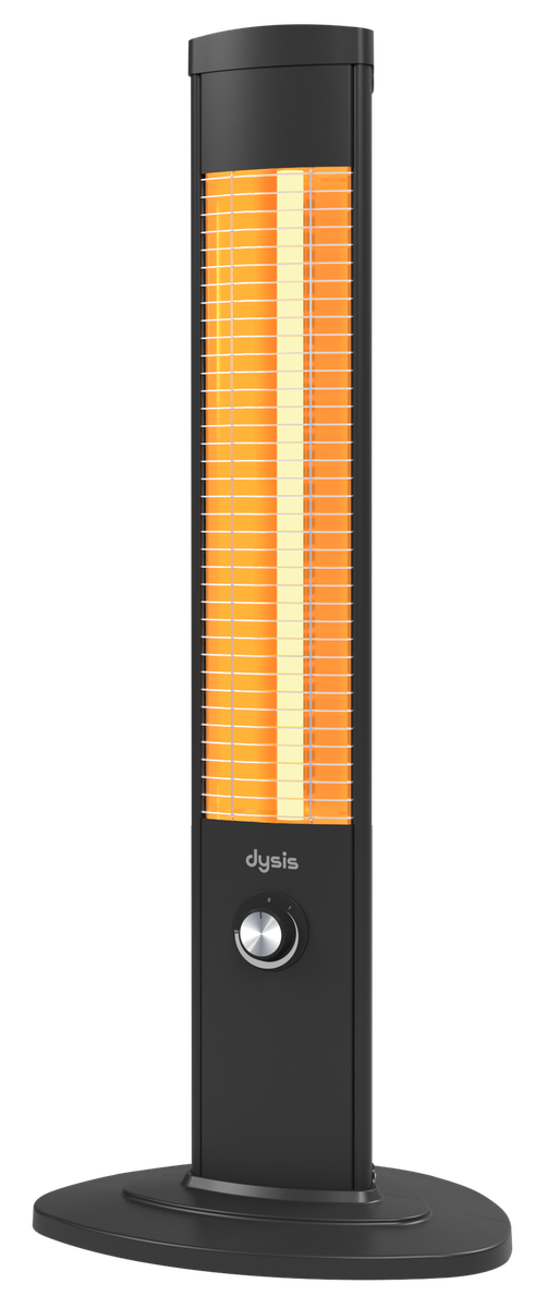 Infraraudonųjų spindulių šildytuvas Simfer DYSIS HTR-7405, 2000 W, juodas