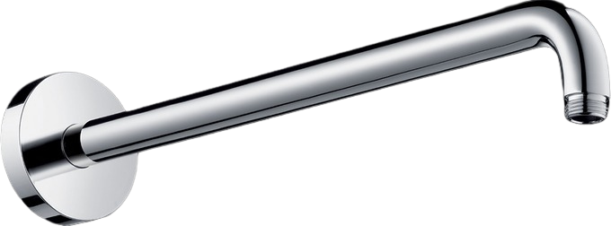 Sieninė alkūnė dušo galvai Hansgrohe 389 mm, chromas 27413000