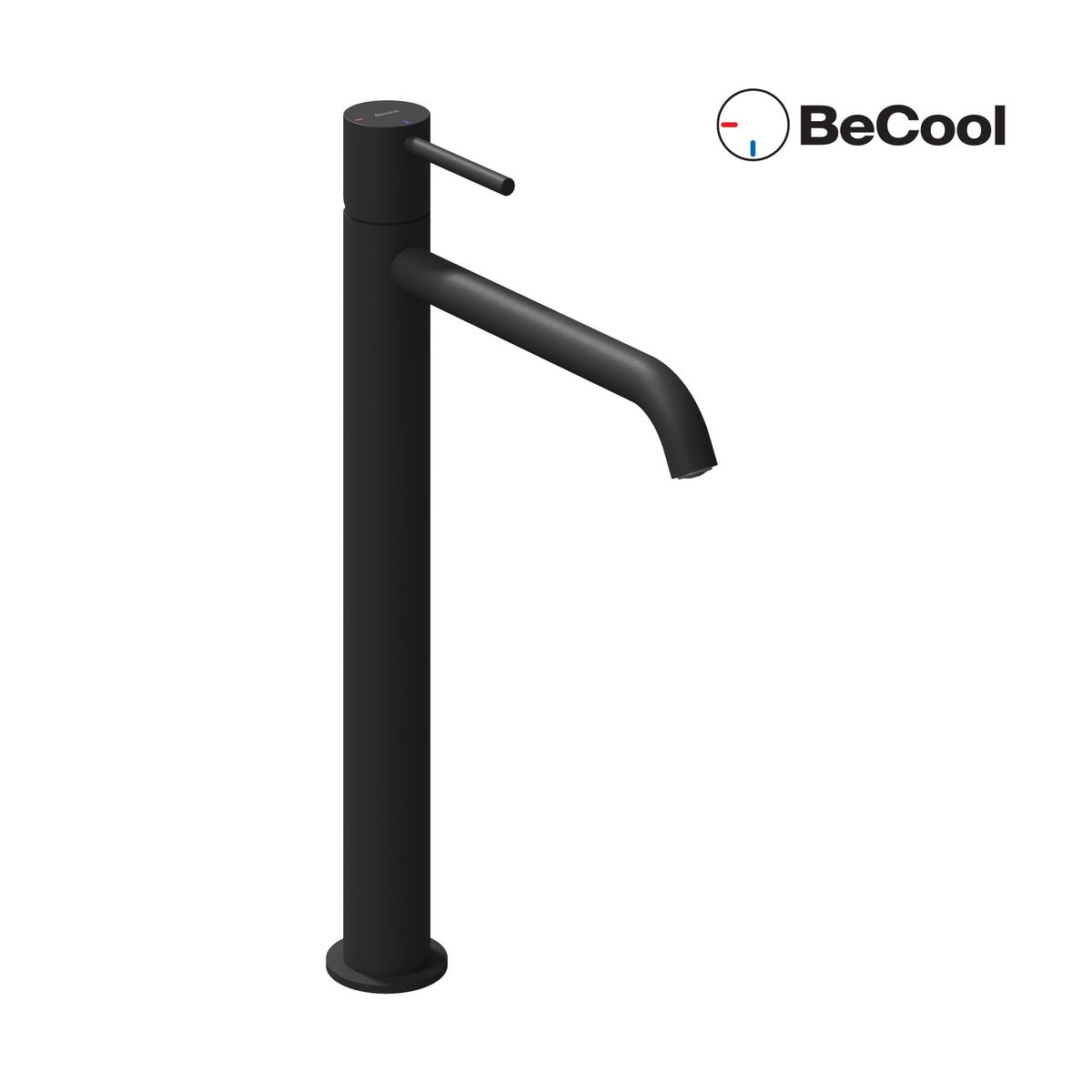 Ravak Praustuvo maišytuvas BeCool 340 mm be dugno vožtuvo, Black Matt X070406