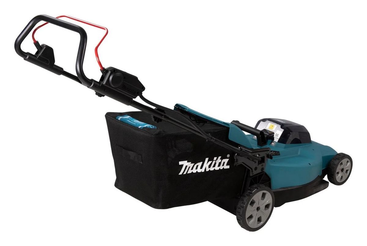 Akumuliatorinė vejapjovė Makita DLM538CT2 2x18 V 2x5,0 Ah akum. Akumuliatorinė vejapjovė Makita DLM538CT2 2x18 V 2x5,0 Ah akum.