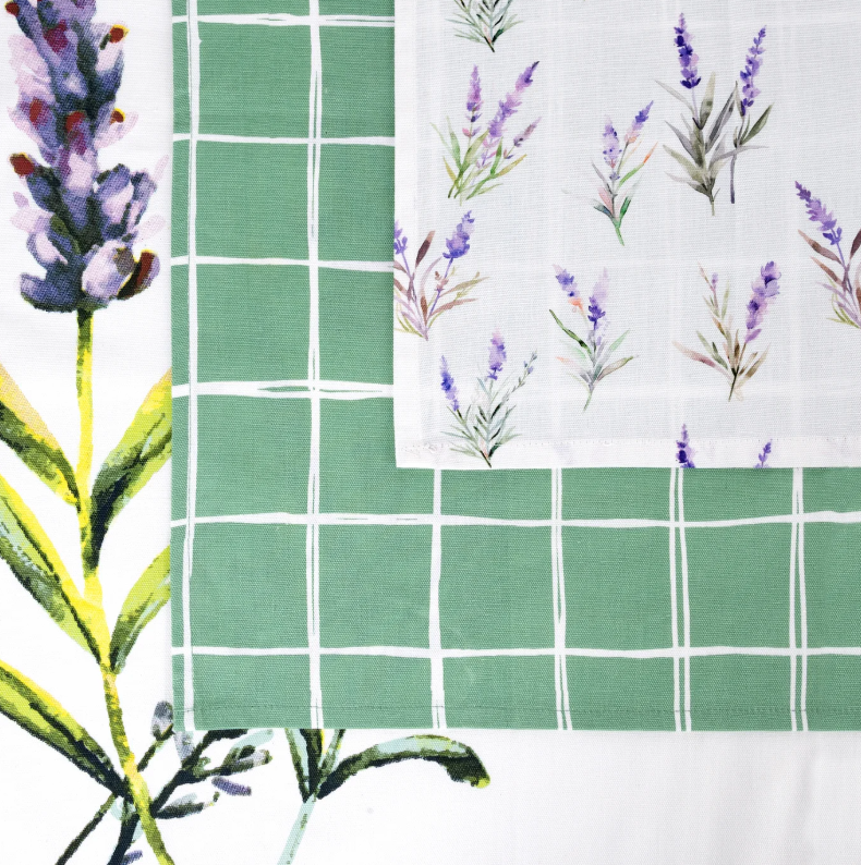 Virtuvinis rankšluosčio komplektas LAVENDER, 50x75, 464750