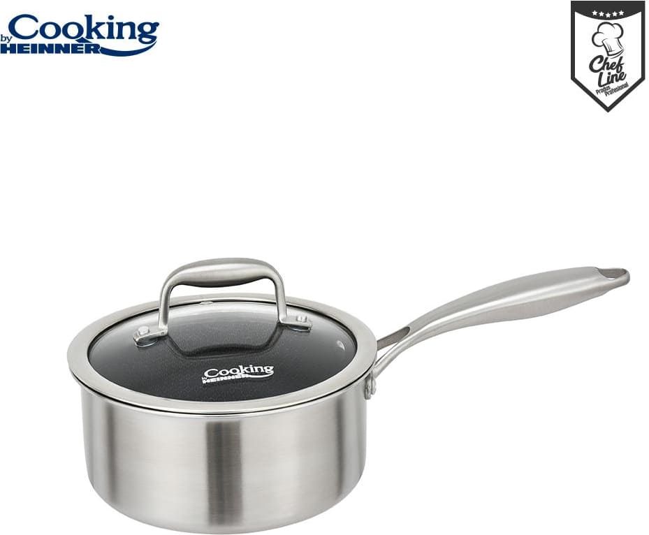 Puodas nerūdijančio plieno su keramikos danga 1.6L 16x8.5cm HR-MRK-16 HEINNER Puodas nerūdijančio plieno su keramikos danga 1.6L 16x8.5cm HR-MRK-16 HEINNER