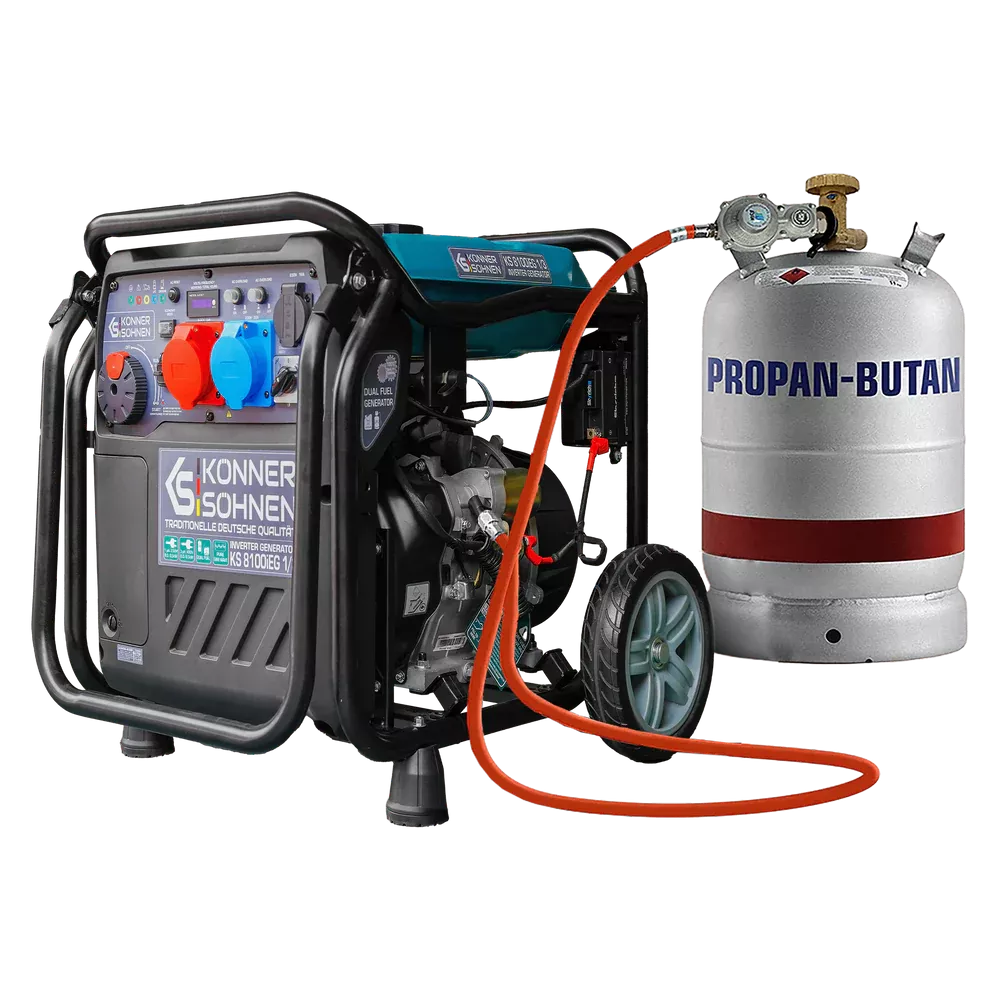 Inverterinis generatorius LPG/benzinas 8500W KS 8100iEG 1/3 KONNER & SOHNEN Inverterinis generatorius LPG/benzinas 8500W KS 8100iEG 1/3 KONNER & SOHNEN