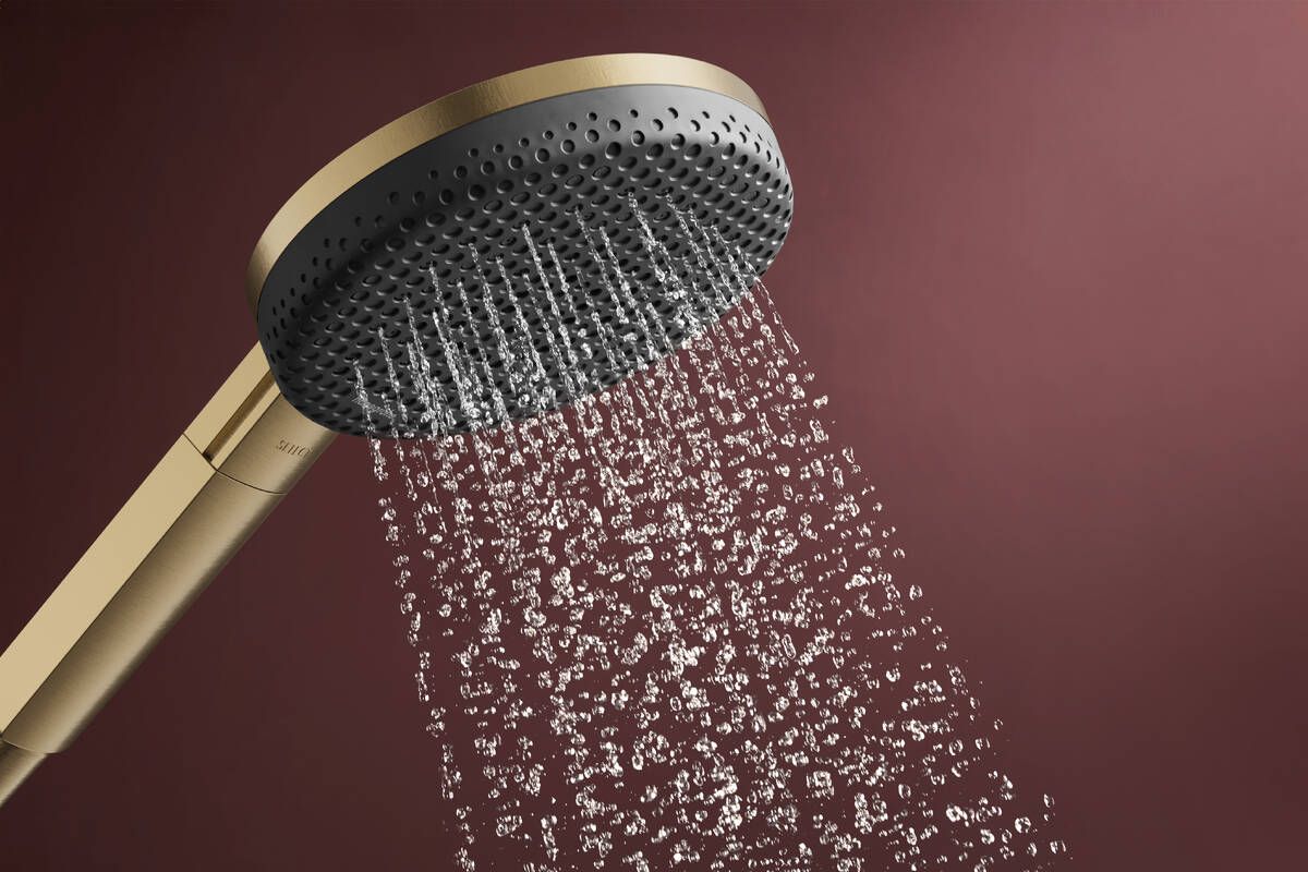 Dušo komplektas hansgrohe Raindance Alive Select S, bronzos 24602140