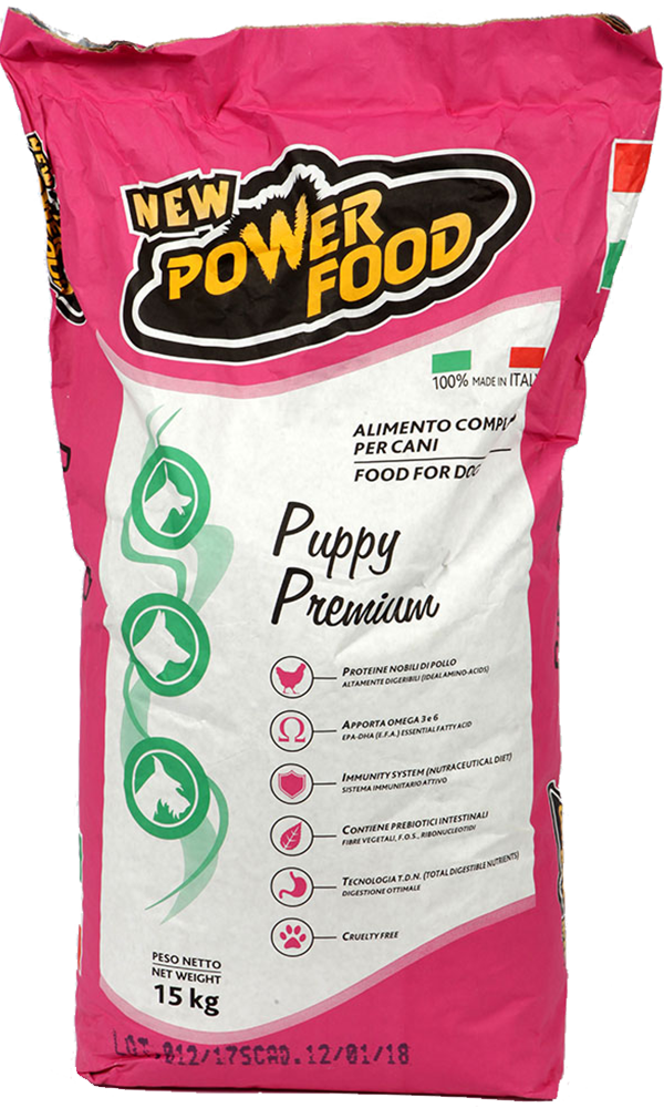 POWER FOOD Premium Puppy pašaras šuniukams 15kg, PERFPUP015