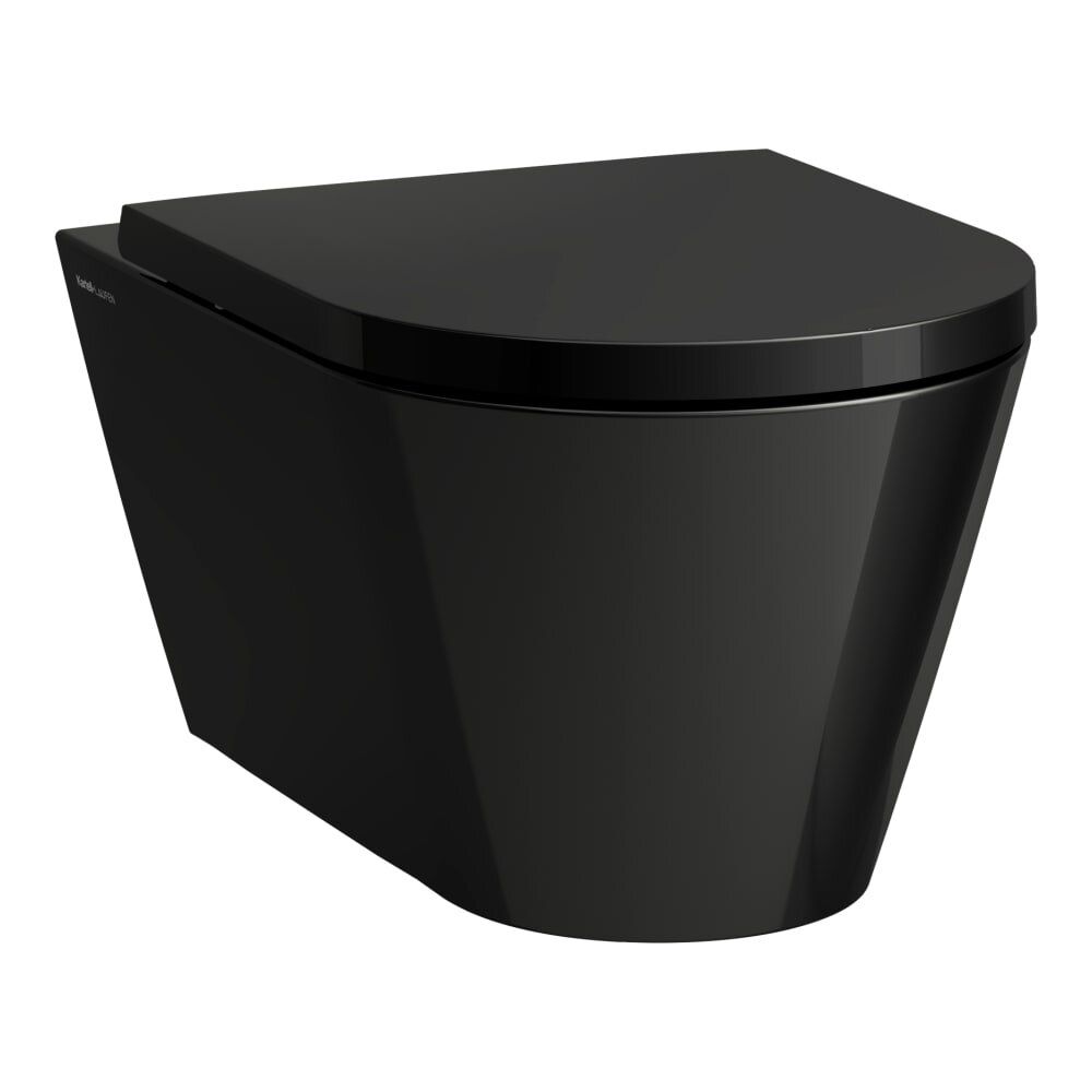 Pakabinamas unitazas Laufen KARTELL BY LAUFEN rimless, juodas H8203370200001