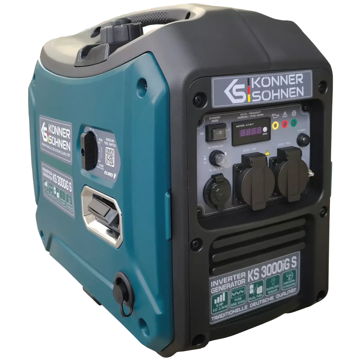 Inverterinis generatorius LPG/benzinas 3300 W KS 3000iG S KÖNNER & SÖHNEN Inverterinis generatorius LPG/benzinas 3300 W KS 3000iG S KÖNNER & SÖHNEN
