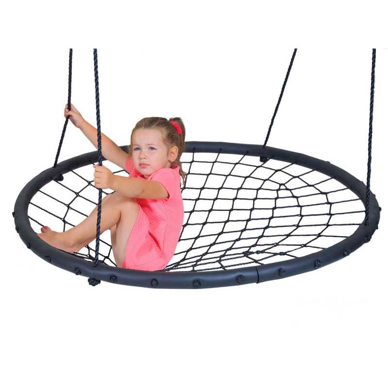 Sūpynės „Gandro lizdas“ 120 cm, juodos Sūpynės „Gandro lizdas“ 120 cm, juodos