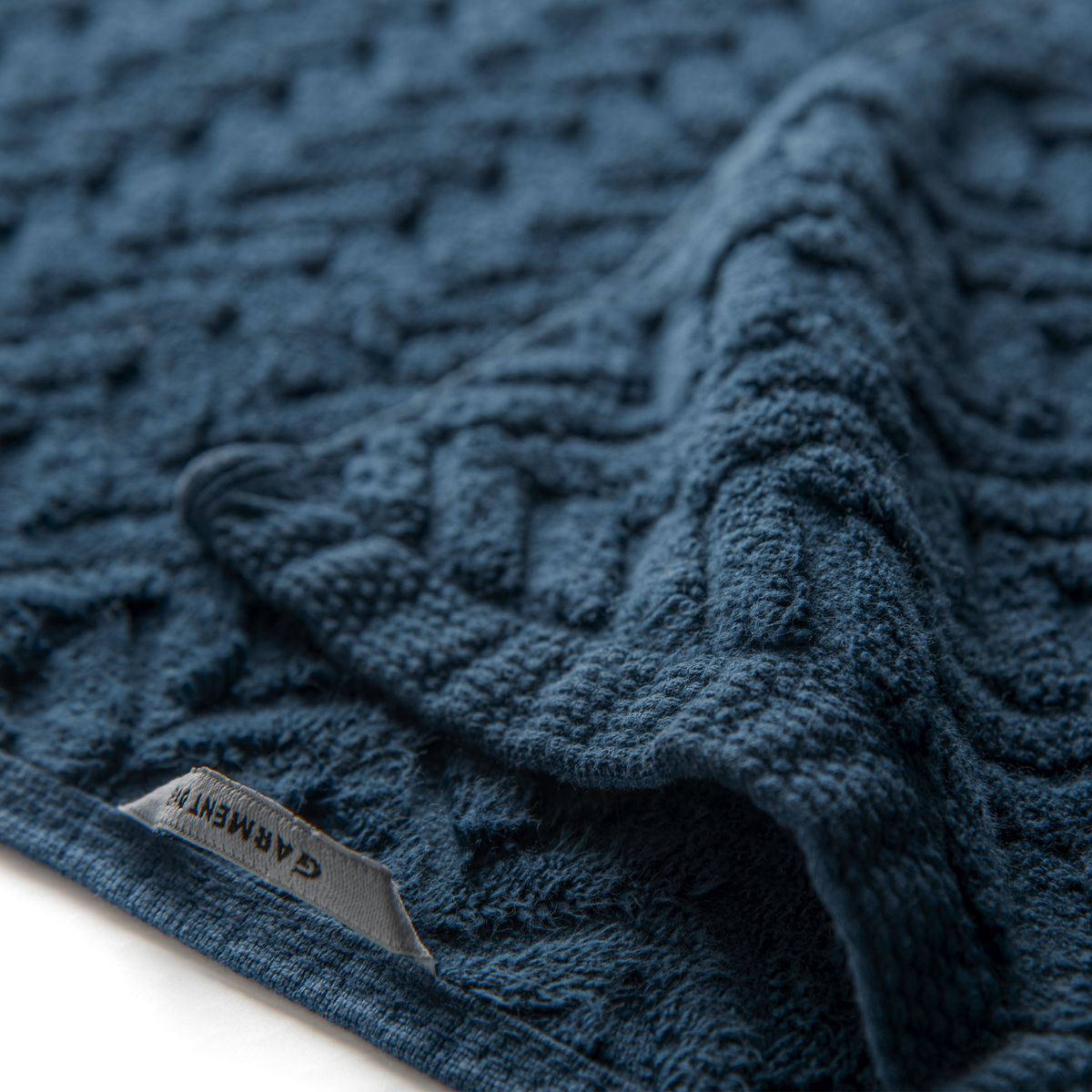 Vonios rankšluostis Sorema CHEVRON, 50X100cm, DARK DENIM, 10050841/21223/50