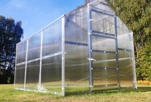 Šiltnamis KLASIKA BERNARD 9,4 m2 (plotis 2,35 m), danga 6 mm ilgis 4 m