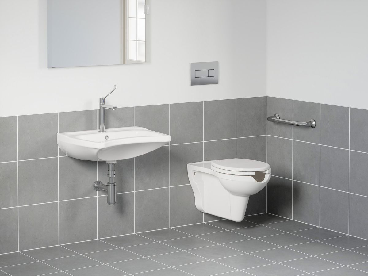 Praustuvas Ravak Safe 60, su maišytuvo anga ir perpildymo anga, XJX01160006