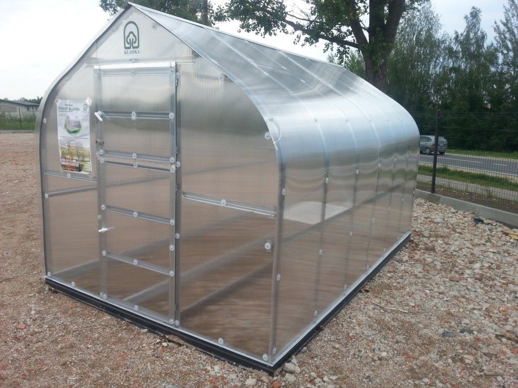 Šiltnamis 10 m2, 4 mm danga Standart KLASIKA, 4779037490257