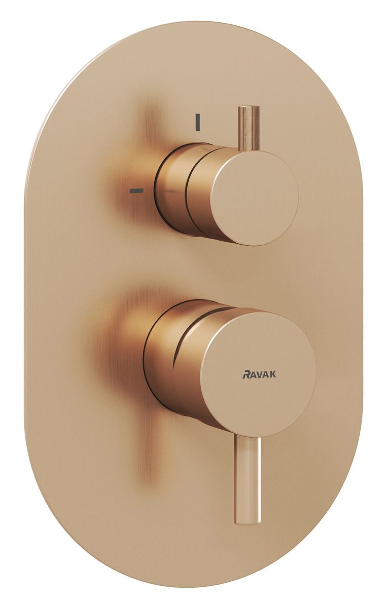Ravak Espirit Potinkinis maišytuvas 2 funkcijų be korpuso, Rose Gold Brushed X070362
