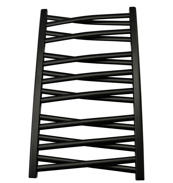 Rankšluosčių džiovintuvas Regnis Lezka 3DX 44x120,5 cm, juodas Rankšluosčių džiovintuvas Regnis Lezka 3DX 44x120,5 cm, juodas