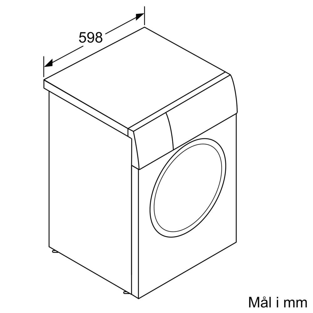 Skalbimo mašina Bosch WGH256AWSN, 10 kg Skalbimo mašina Bosch WGH256AWSN, 10 kg