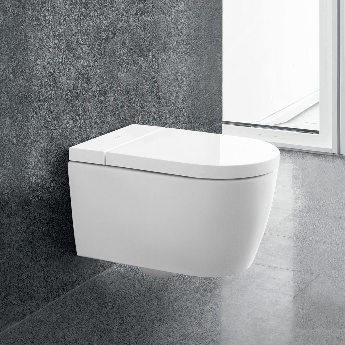 Pakabinamas klozetas Duravit SensoWash Starck f Lite compact, baltas 650001012004310