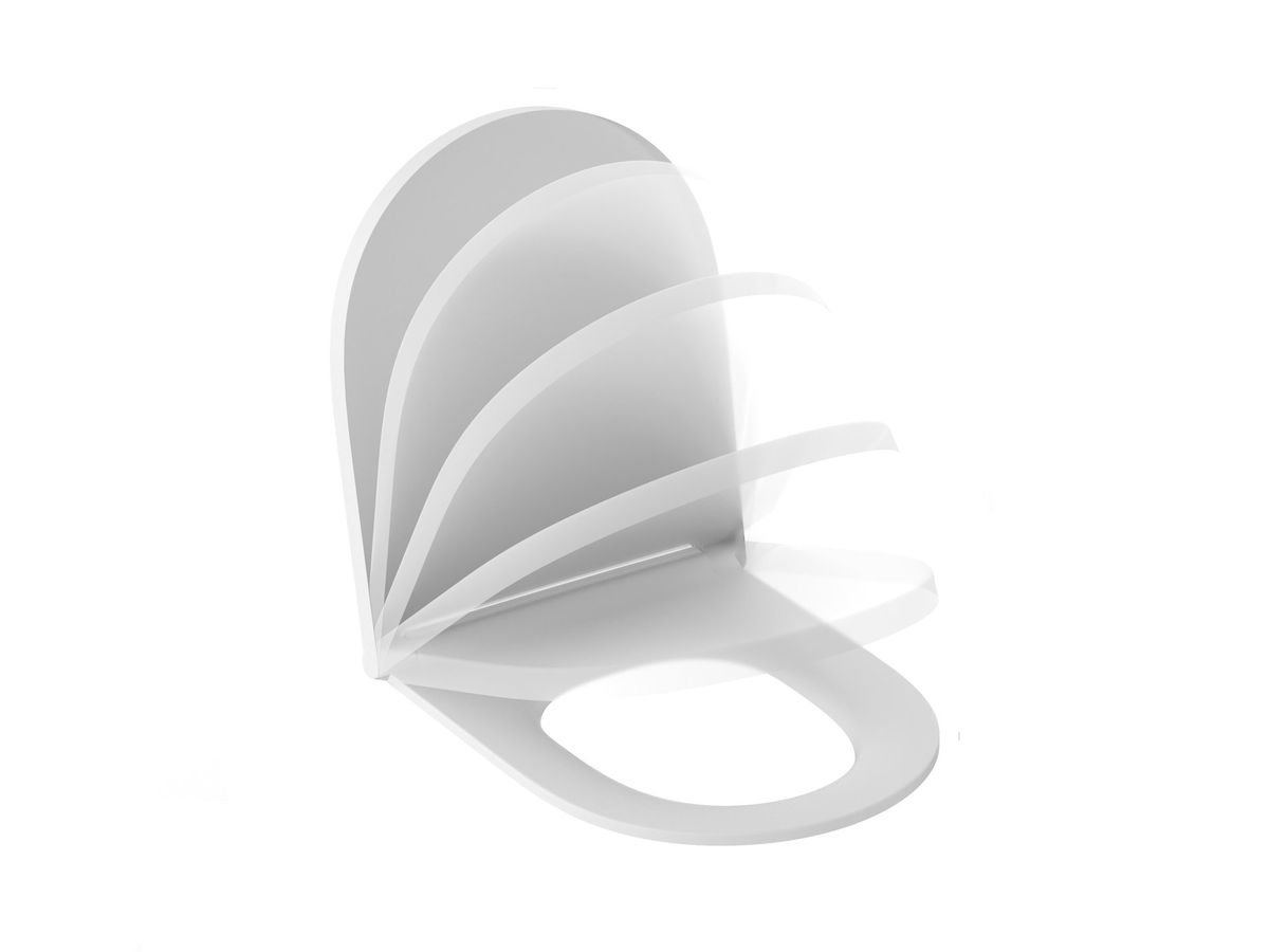 WC unitazo dangtis Ravak Ypsilon W, baltas, X03090