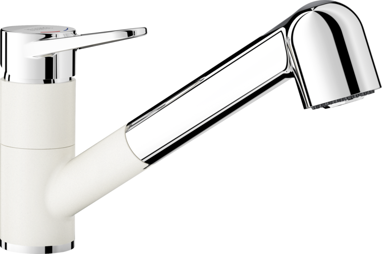 Plautuvės maišytuvas BLANCO WEGA-S II Balta/chrome HD