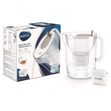 BRITA vandens filtravimo indas Style (2,4l) Pilkas