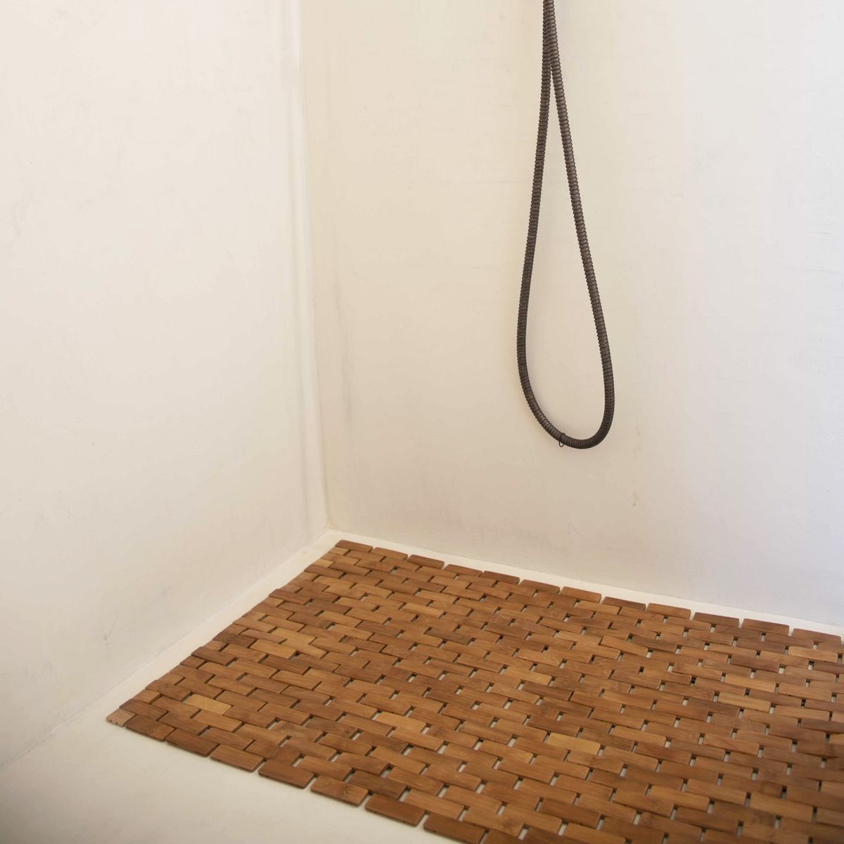 Dušo/pirties grindų kilimėlis MOSAIC BATH RUG, 50x80, bambukas, 10020594