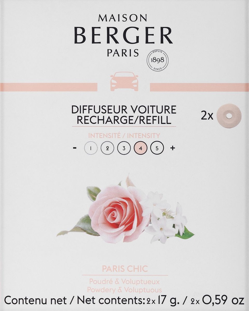 Automobilio kvapo papildymas Maison Berger Paris Chic, 6431