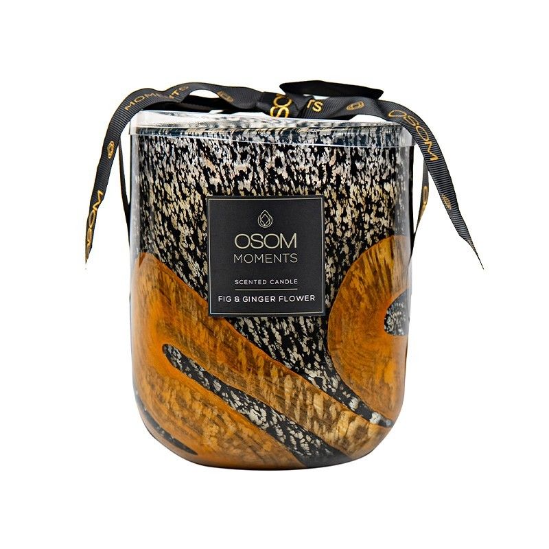 Aromatinė žvakė OSOM Moments Fig & Ginger Flower 1200 g, OSOM2309B