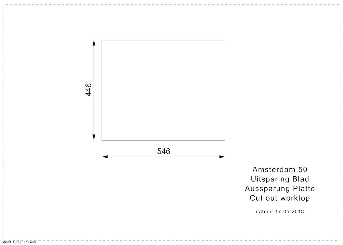 Granitinė plautuvė Reginox Amsterdam 50, 560 x 460 mm, Black Silvery R30844 Granitinė plautuvė Reginox Amsterdam 50, 560 x 460 mm, Black Silvery R30844