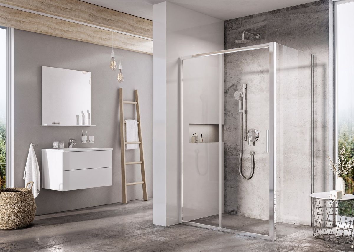 Dušo kabinos komplektas Ravak SET11L - BLSDP2+BLSPS 110x80, blizgi+stiklas Transparent Dušo kabinos komplektas Ravak SET11L - BLSDP2+BLSPS 110x80, blizgi+stiklas Transparent