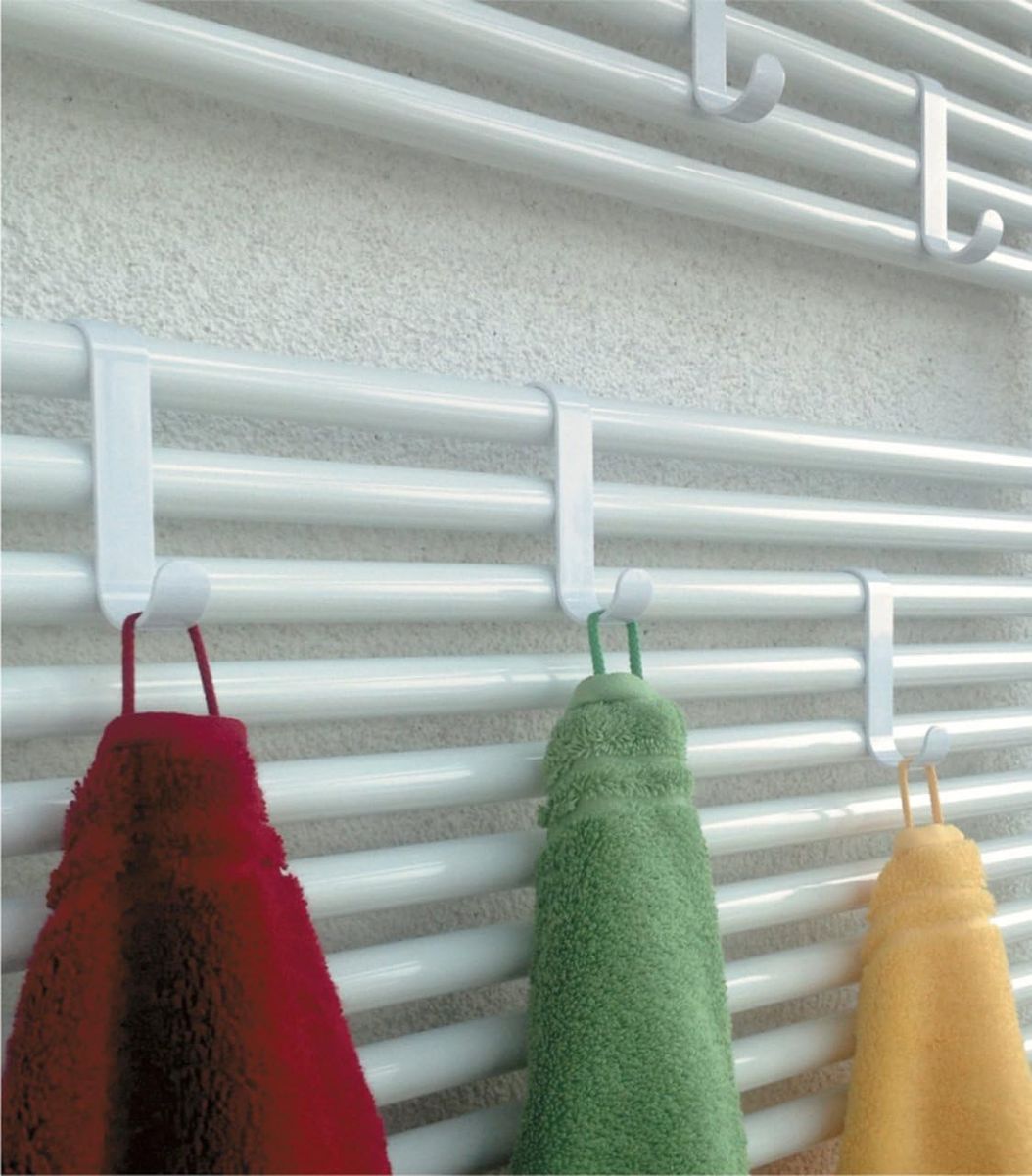 Radiatoriaus kabliukas Ridder, baltas,13131101 Radiatoriaus kabliukas Ridder, baltas,13131101