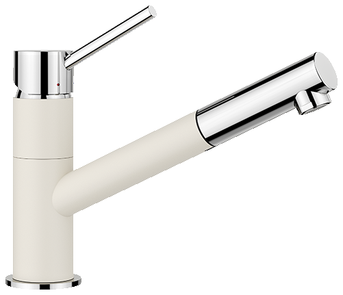 Plautuvės maišytuvas BLANCO KANO-S Balta/chrome HD