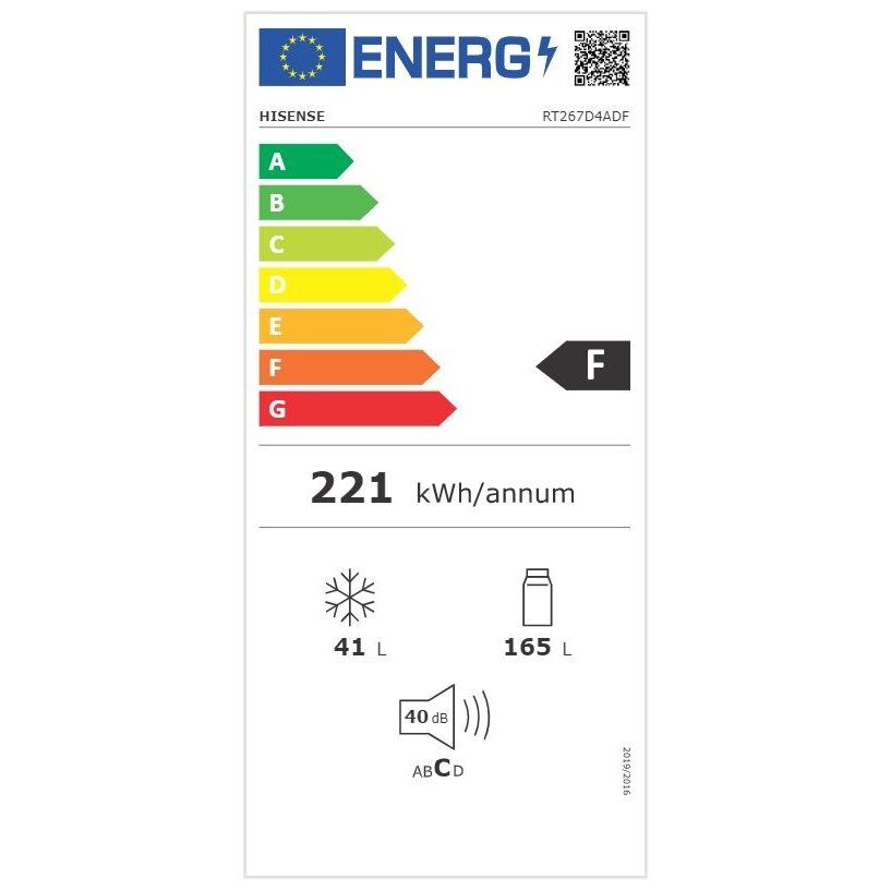 Šaldytuvas Hisense RT267D4ADF