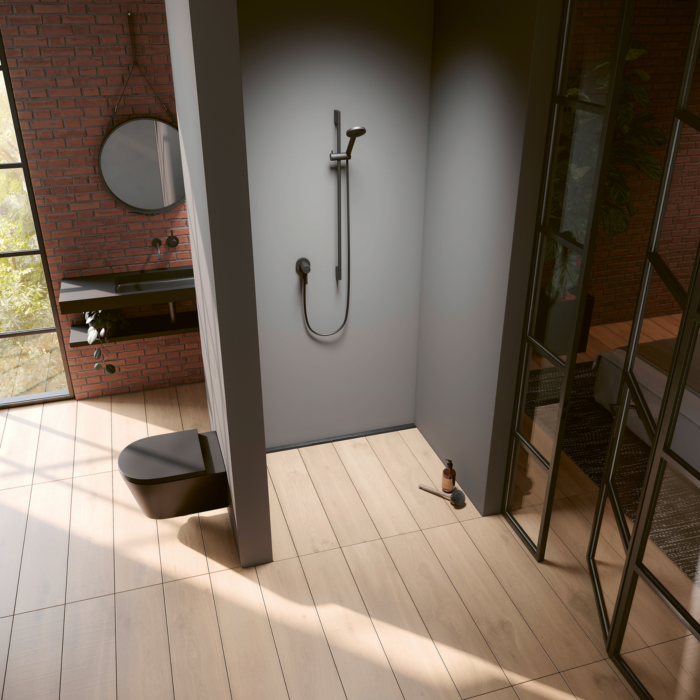 Tece drainprofile juodos matinės dušo profilio grotelės 800 mm, 670821