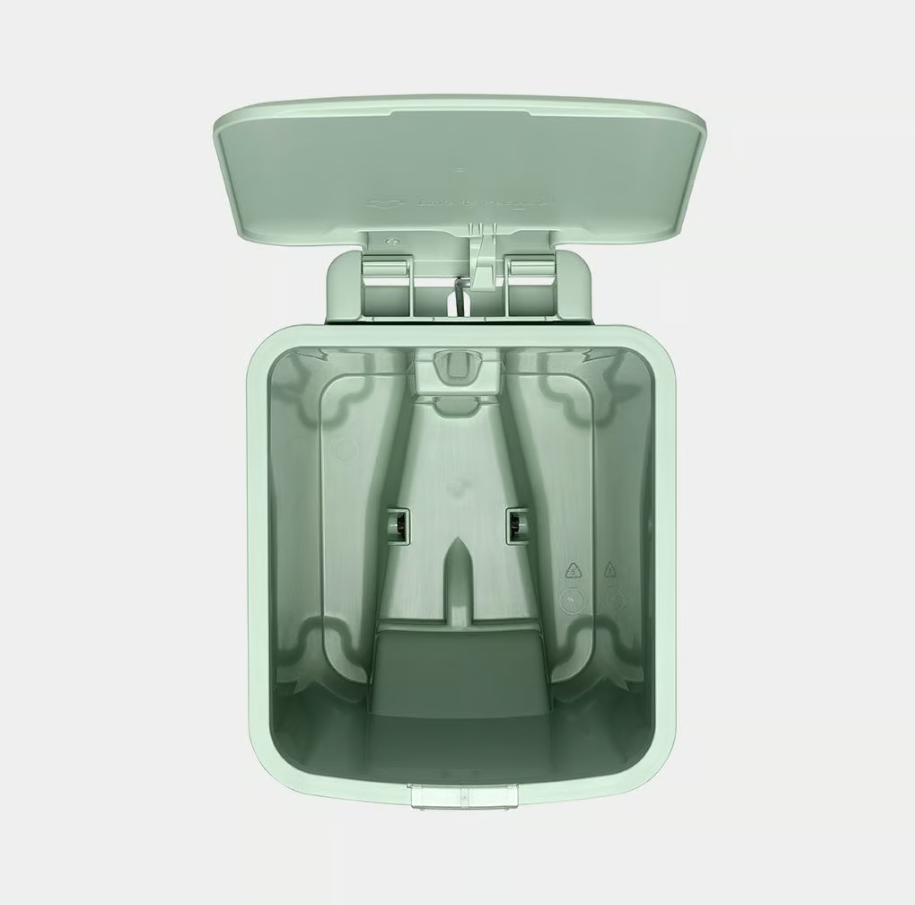 Šiukšlių dėžė su pedalu Brabantia StepUp 10L, Jade Green, 800368