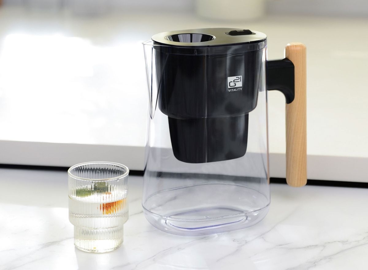 Ąsotis su vandens filtru G21, 60022501, 2,5 L, Juodas Ąsotis su vandens filtru G21, 60022501, 2,5 L, Juodas