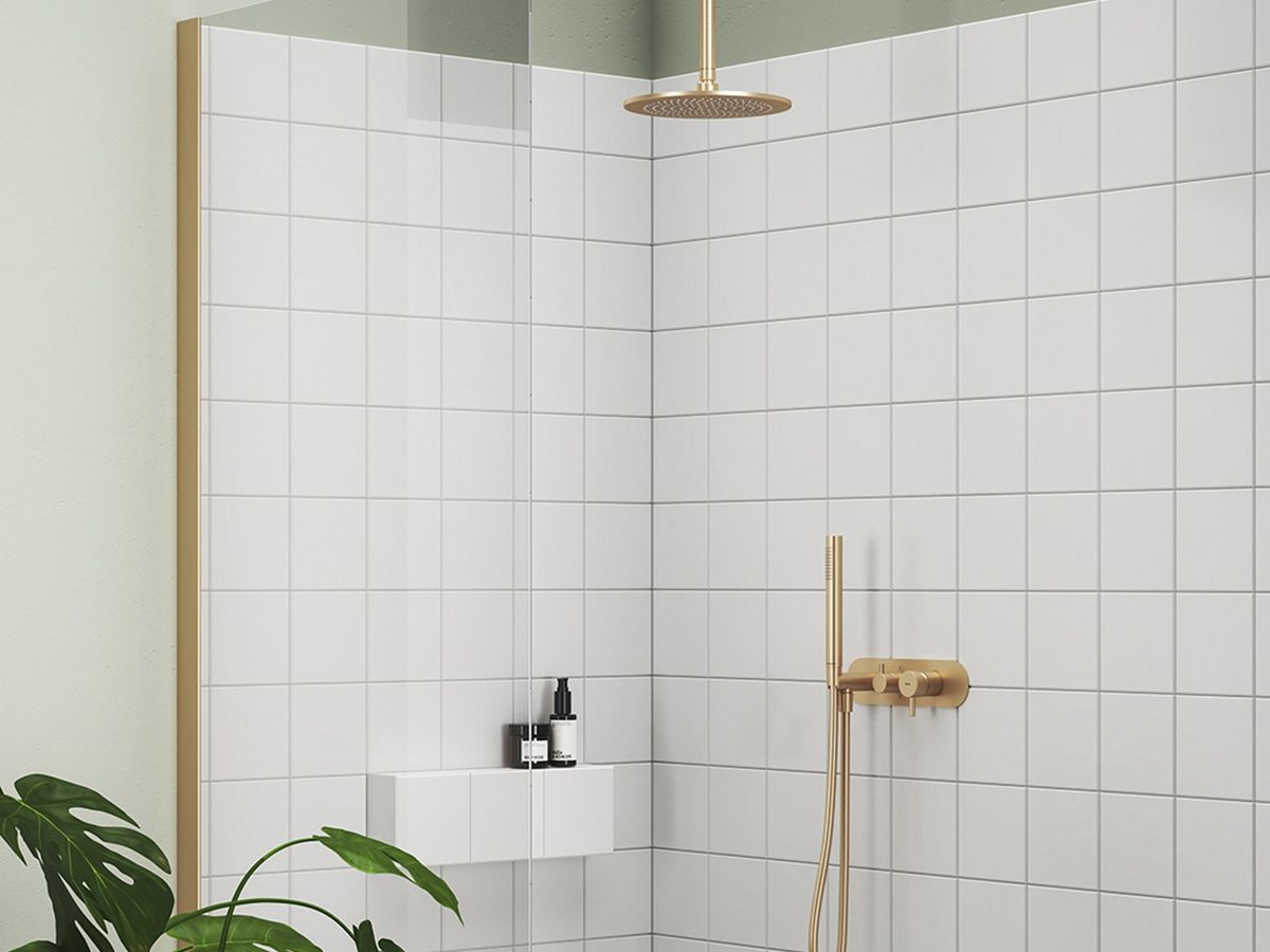 Ravak dušo galvos laikiklis iš lubų 30 cm Rose Gold Brushed X07P713