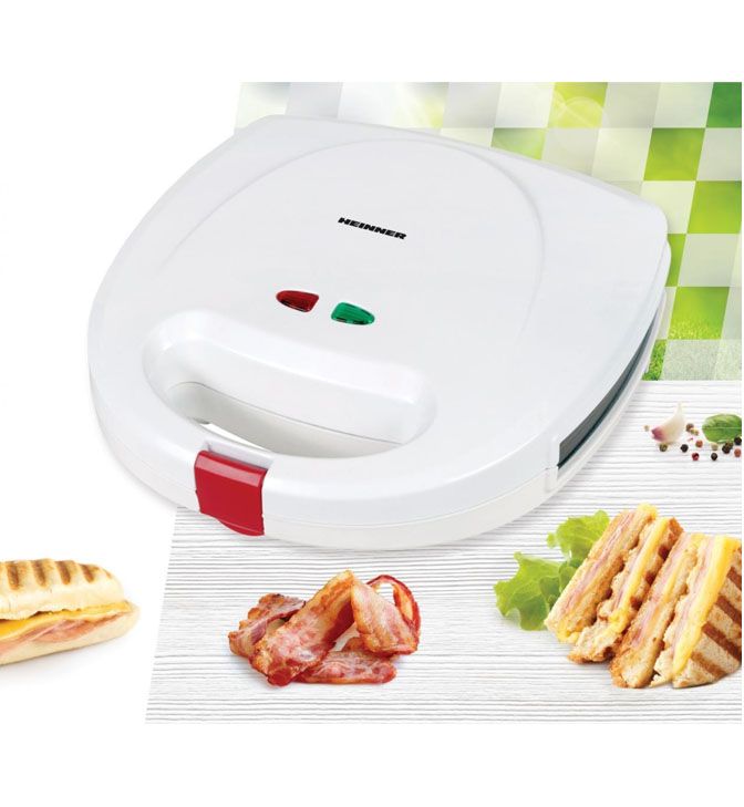 Sumuštinių keptuvė 750W SM-2K750WH HEINNER Sumuštinių keptuvė 750W SM-2K750WH HEINNER