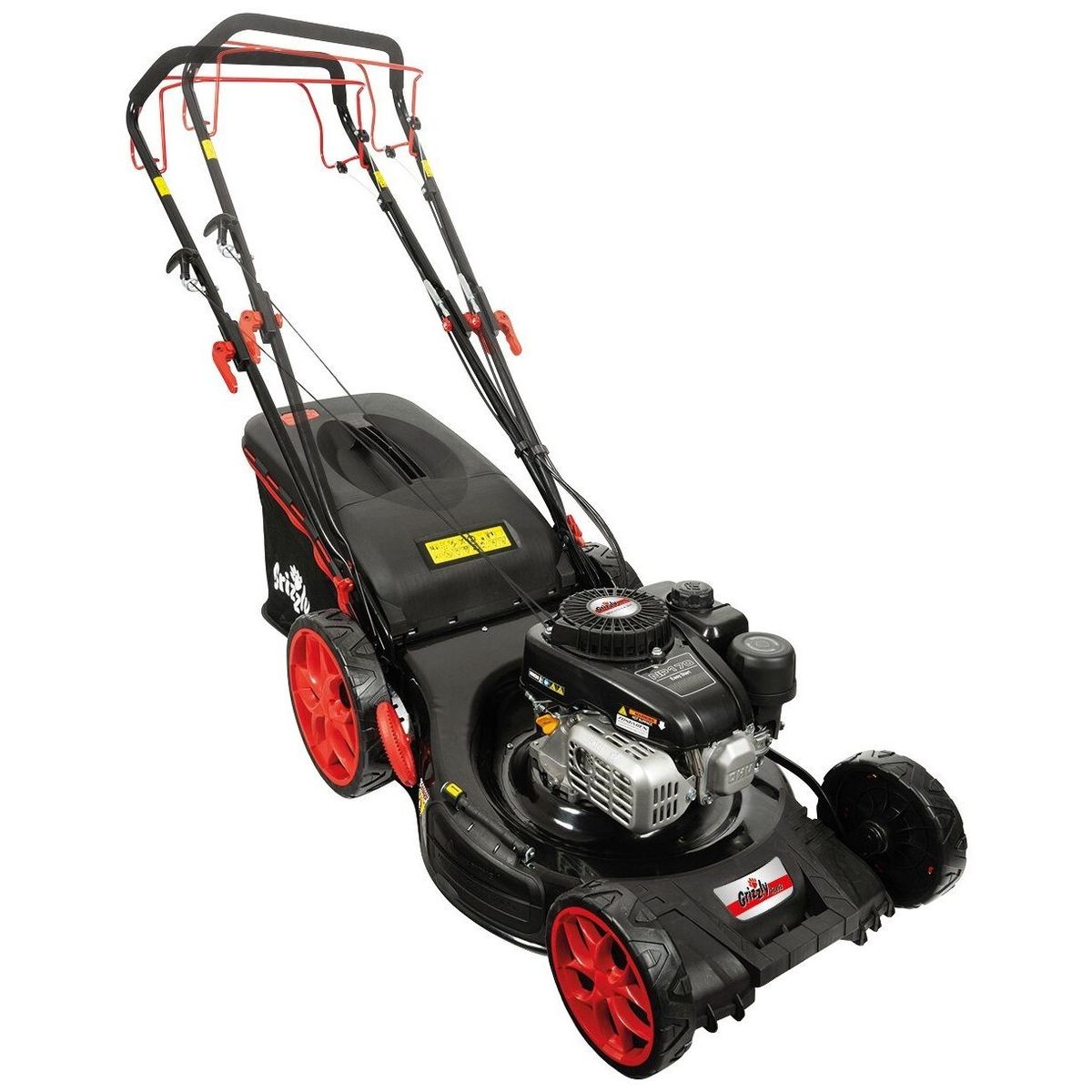 Benzininė vejapjovė Grizzly BRM 5117-2 A, 4 in 1, 2700 W