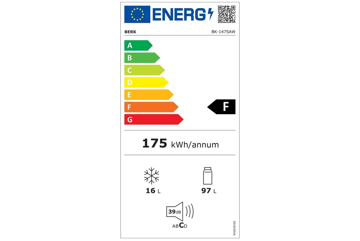 Šaldytuvas BERK BK-147SAW