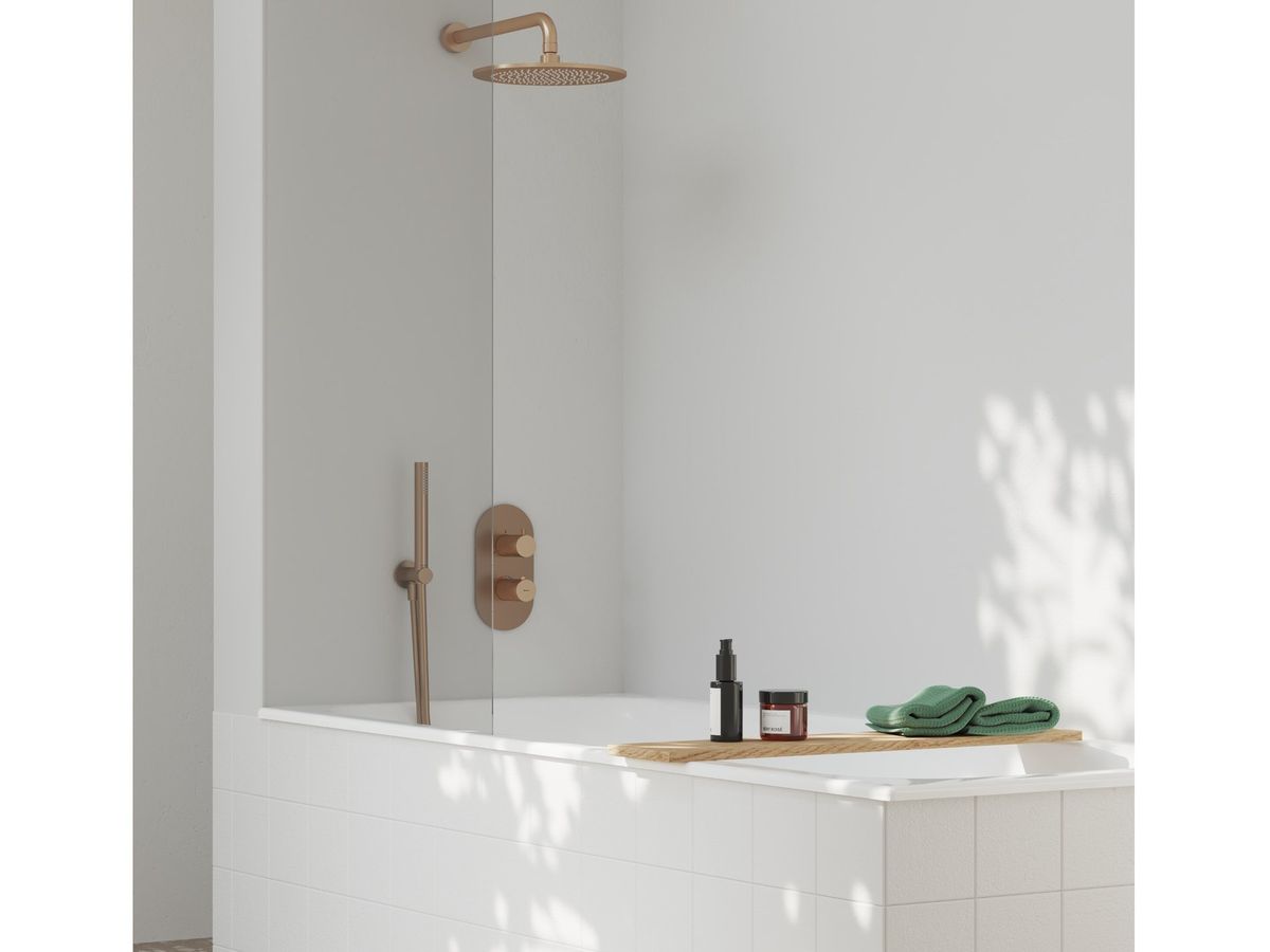 Ravak Espirit Termostatinis potinkinis maišytuvas 3 funkcijų be korpuso, Rose Gold Brushed X070363
